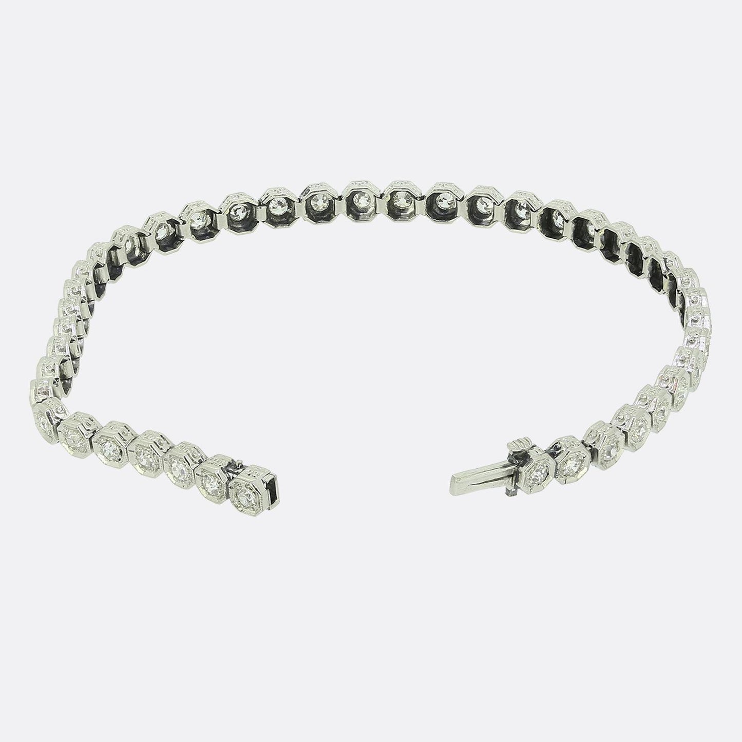 Art Deco Old Cut Diamond Bracelet