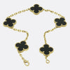 Van Cleef & Arpels Onyx Alhambra Bracelet