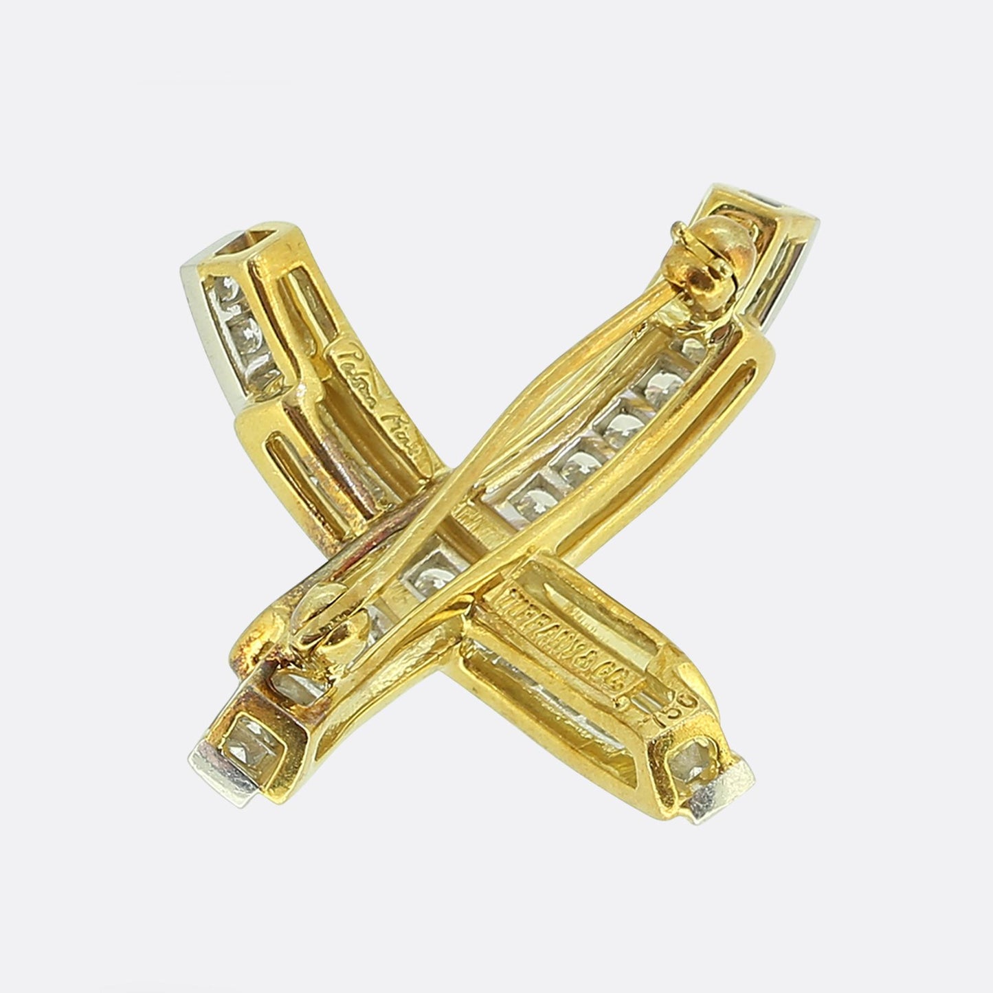 Tiffany & Co. Paloma Graffiti Diamond X Brooch