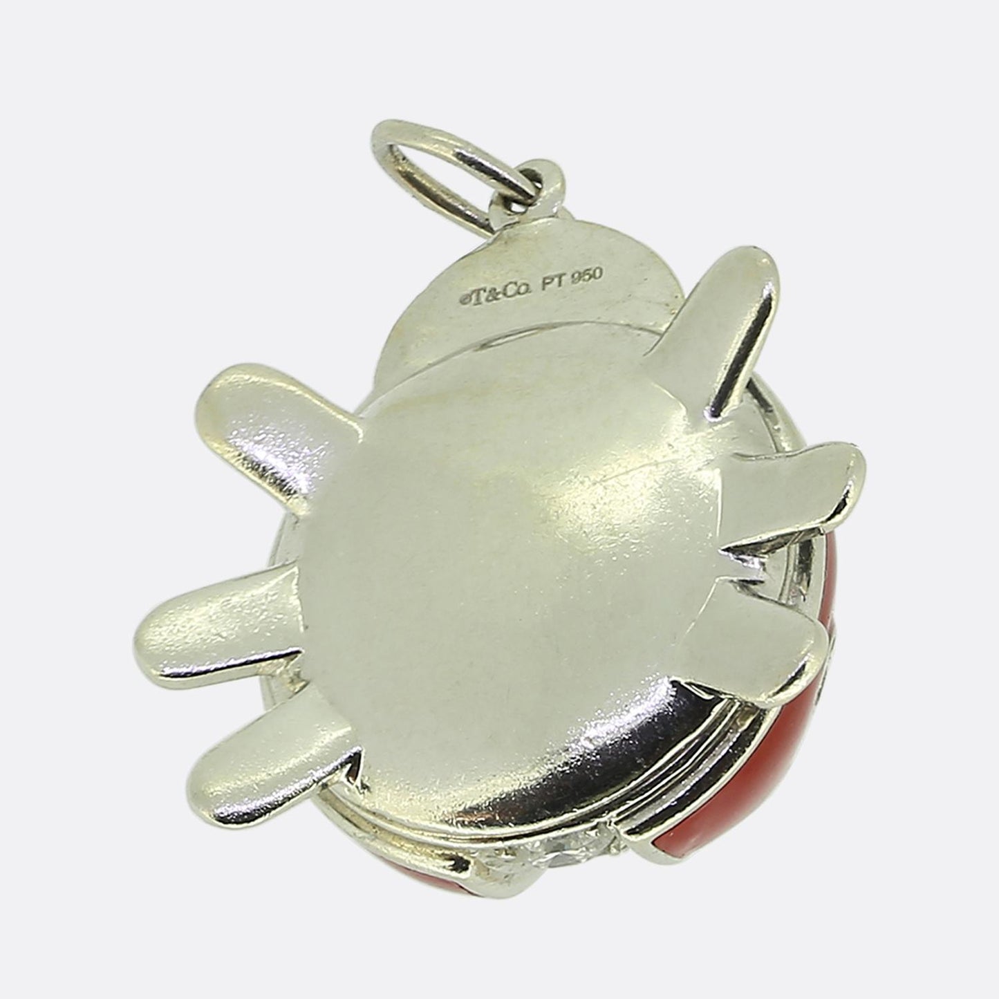 Tiffany Diamond Ladybug Charm Pendant