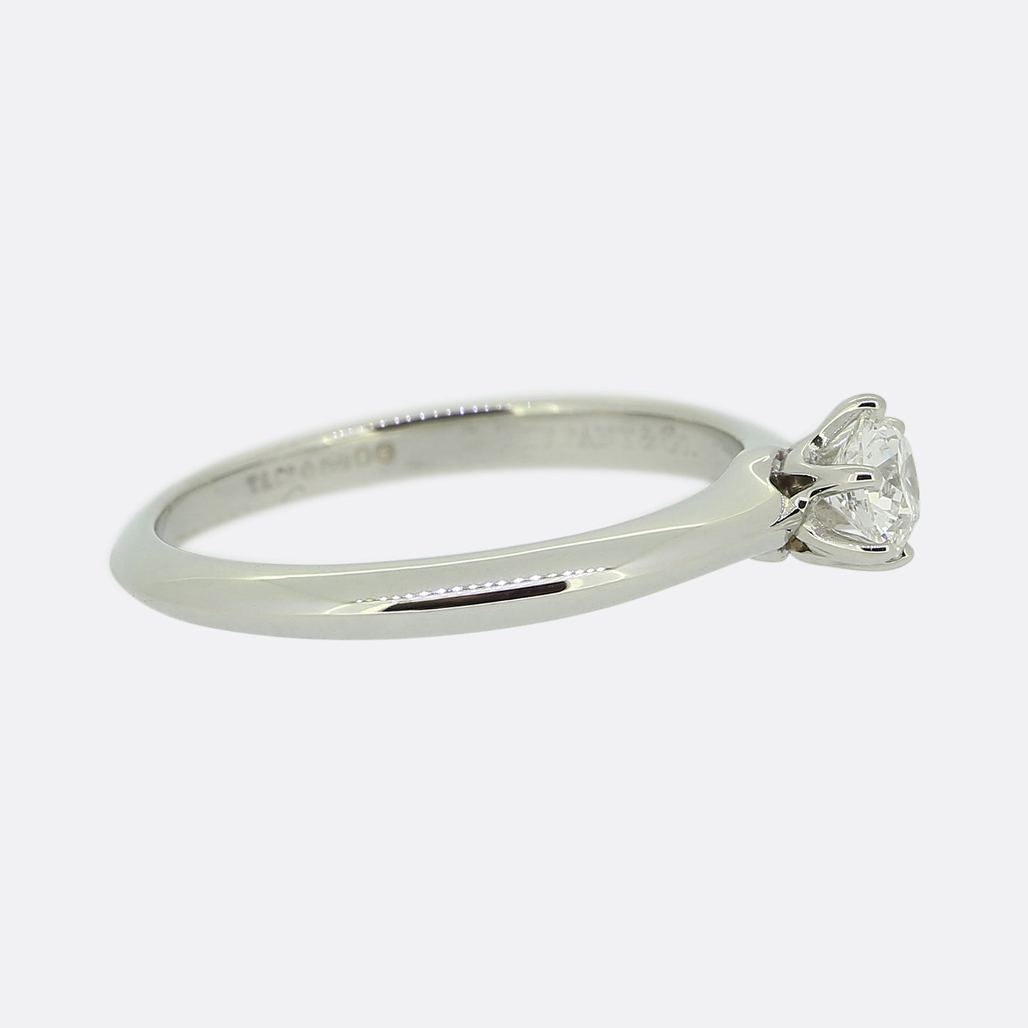 Tiffany & Co. 0.24 Carat Diamond Engagement Ring