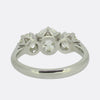 Antique 1.10 Carat Old Cut Diamond Three-Stone Ring