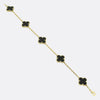 Van Cleef & Arpels Onyx Alhambra Bracelet
