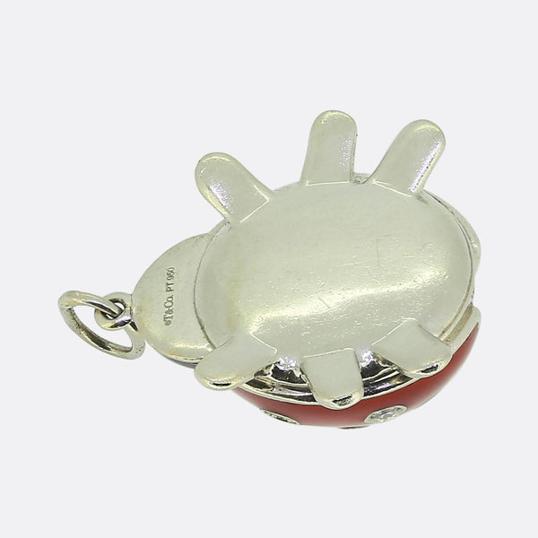 Tiffany Diamond Ladybug Charm Pendant