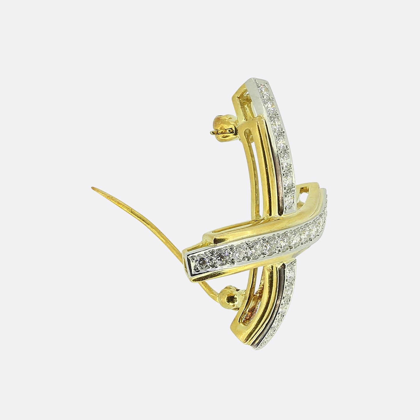Tiffany & Co. Paloma Graffiti Diamond X Brooch