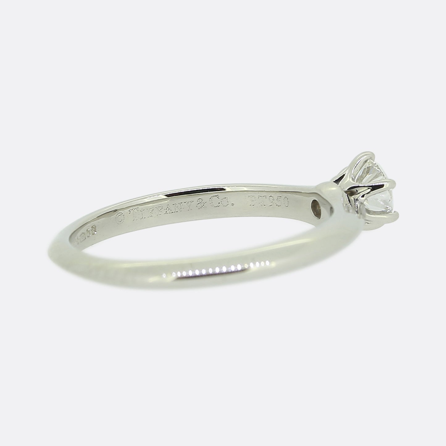 Tiffany & Co. 0.24 Carat Diamond Engagement Ring