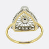 Edwardian Pearl and Diamond Cluster Ring