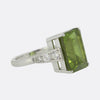 Peridot and Diamond Cocktail Ring
