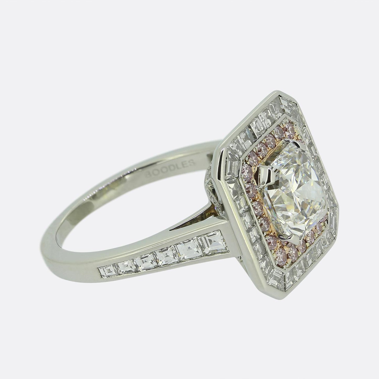 Boodles 2.22 Carat Diamond Cluster Ring