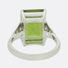 Peridot and Diamond Cocktail Ring