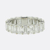 6.20 Carat Emerald Cut Diamond Full-Eternity Ring Size L (52)