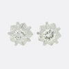 0.40 Carats Diamond Screw Back Stud Earrings