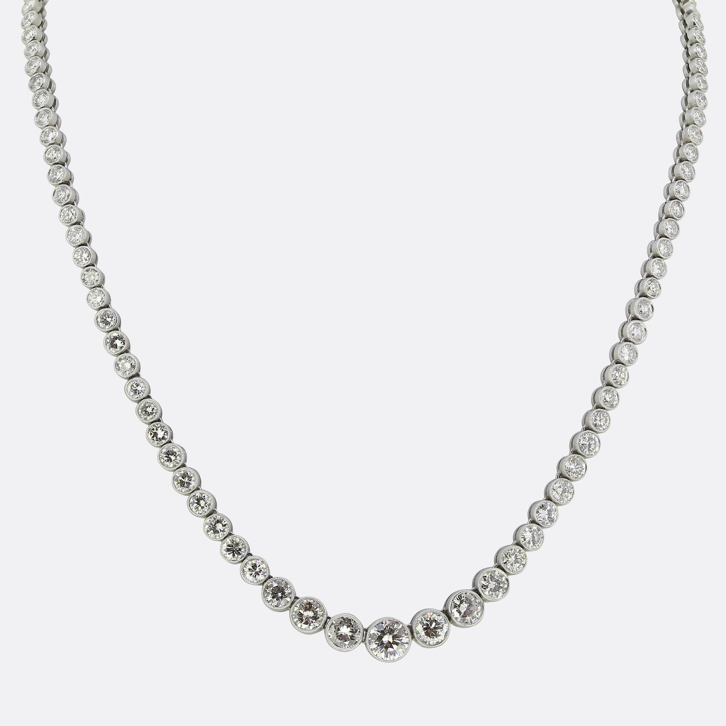 Mid-Century 12.00 Carat Diamond Necklace
