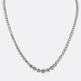 Mid-Century 12.00 Carat Diamond Necklace