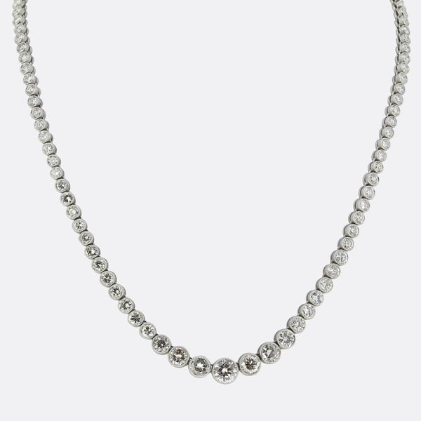 Mid-Century 12.00 Carat Diamond Necklace