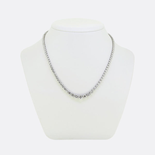 Mid-Century 12.00 Carat Diamond Necklace
