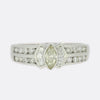 0.40 Carat Diamond Marquise Cluster Ring
