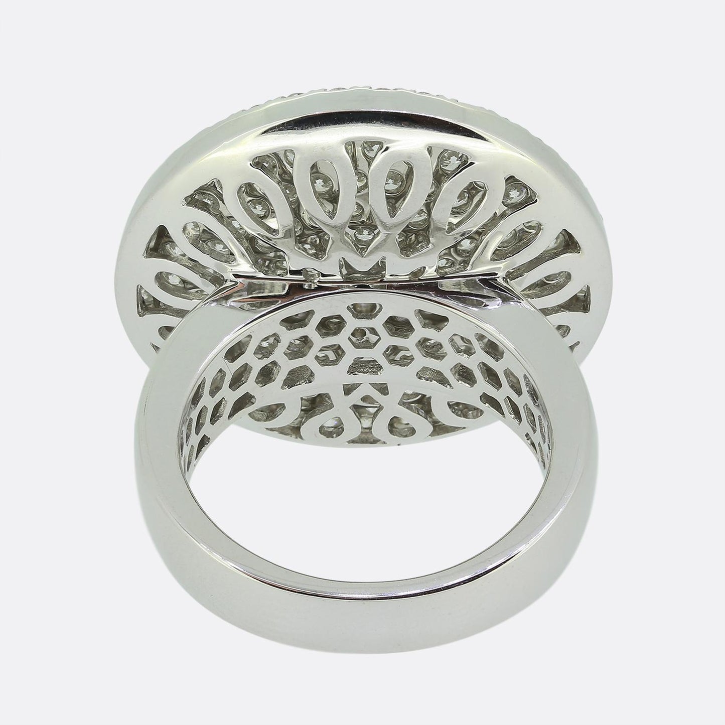 2.79 Carat Pavé Set Diamond Dress Ring