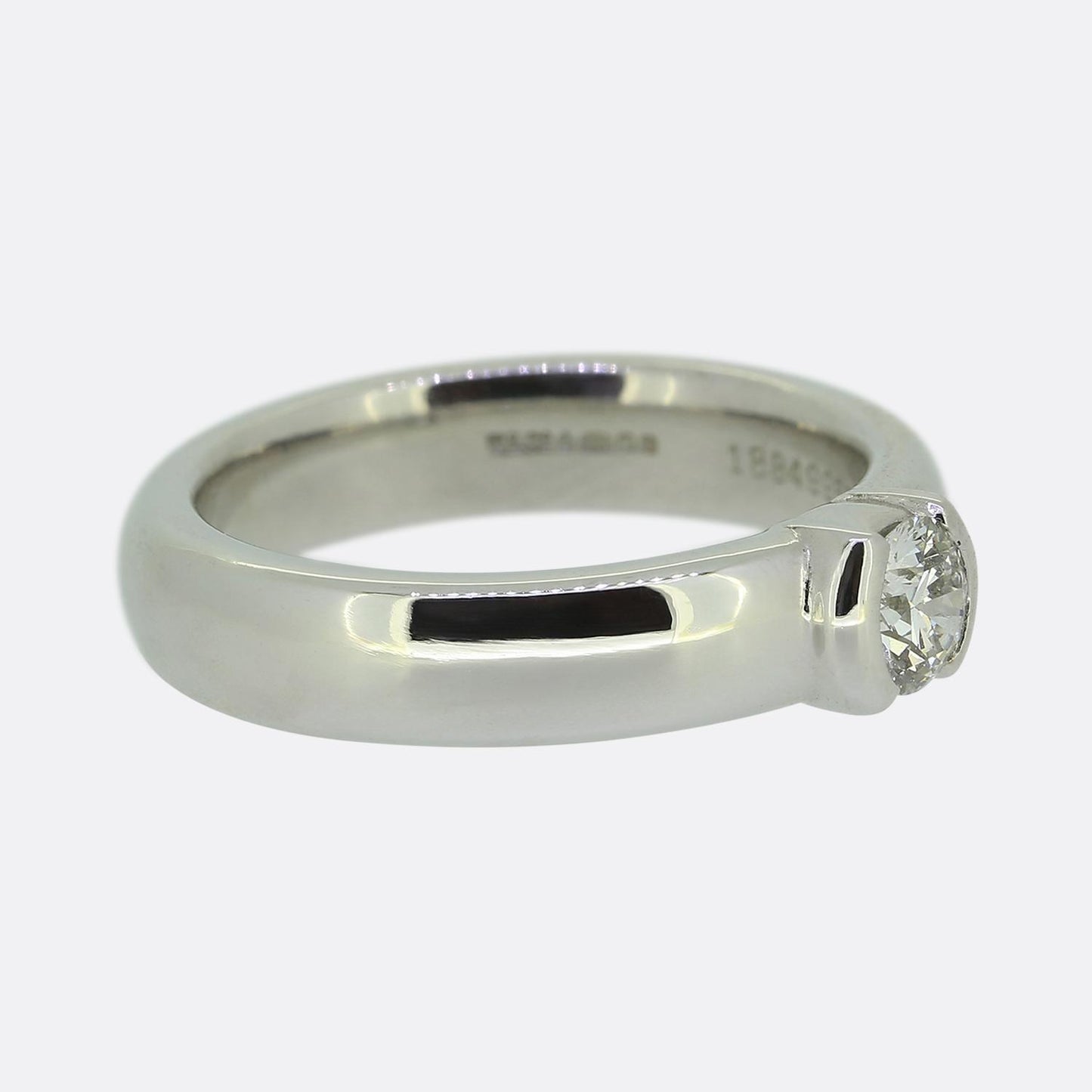 Tiffany & Co. 0.32 Carat Diamond Etoile Solitaire Ring