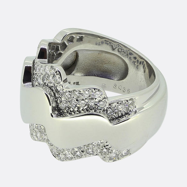 Van Cleef & Arpels Diamond Wave Ring