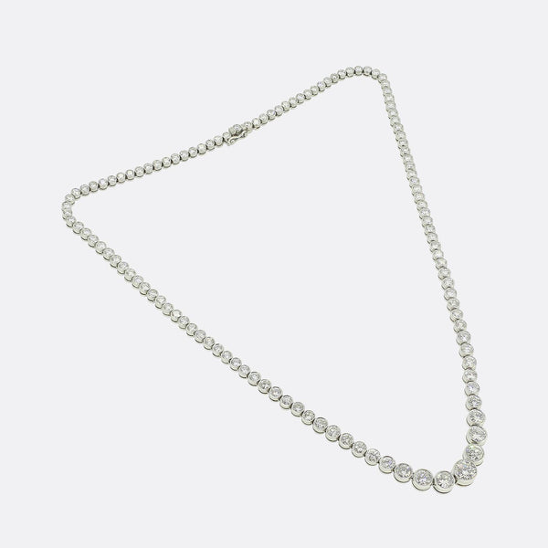Mid-Century 12.00 Carat Diamond Necklace