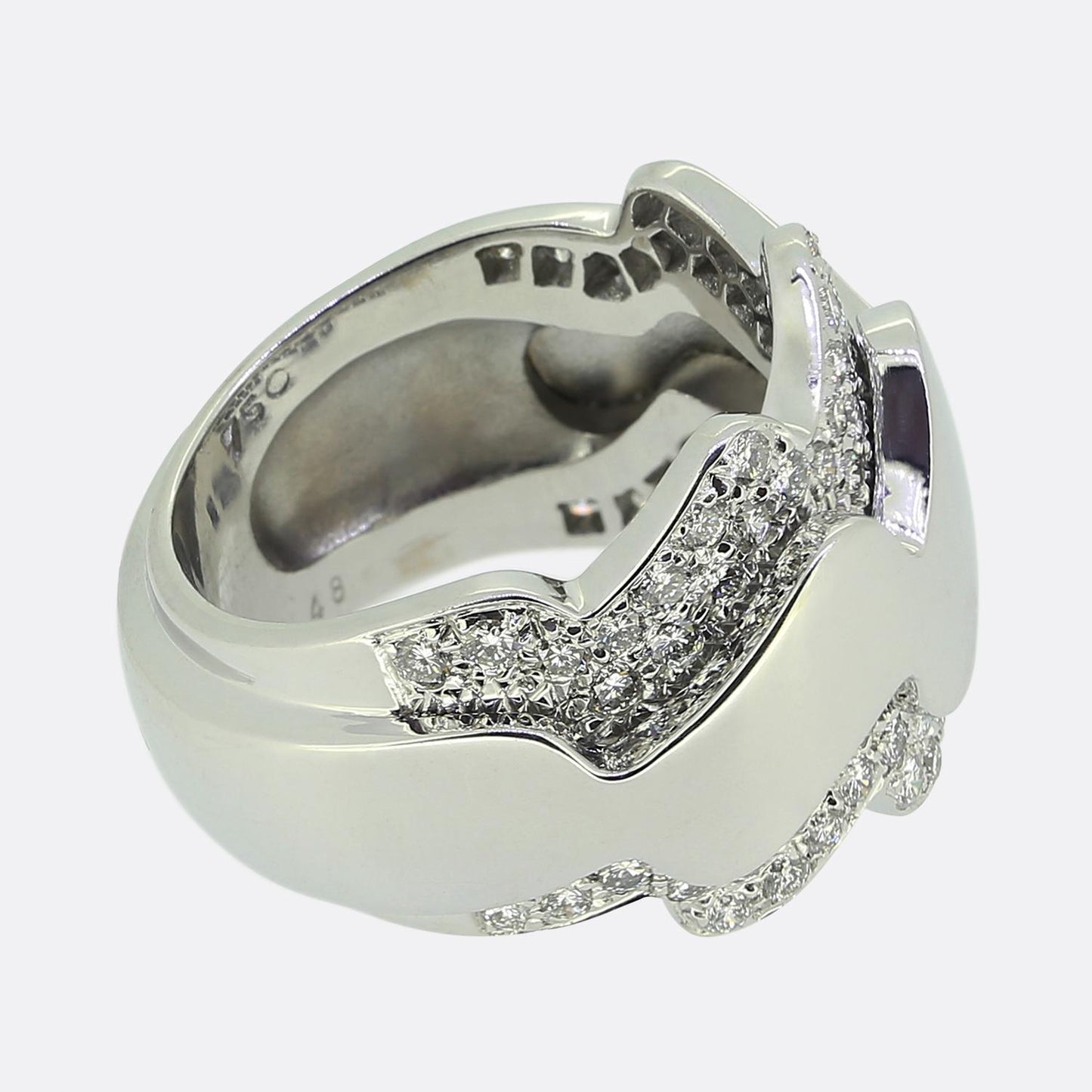 Van Cleef & Arpels Diamond Wave Ring