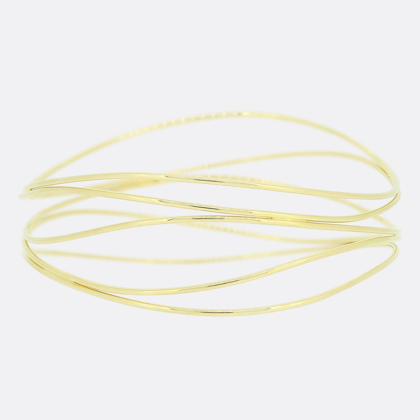 Tiffany & Co. Elsa Peretti Five Row Wave Bangle