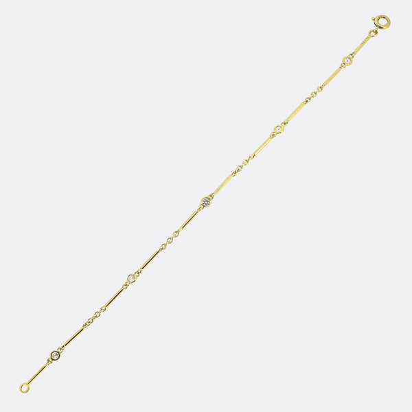 Cartier Five-Stone Diamond Bracelet