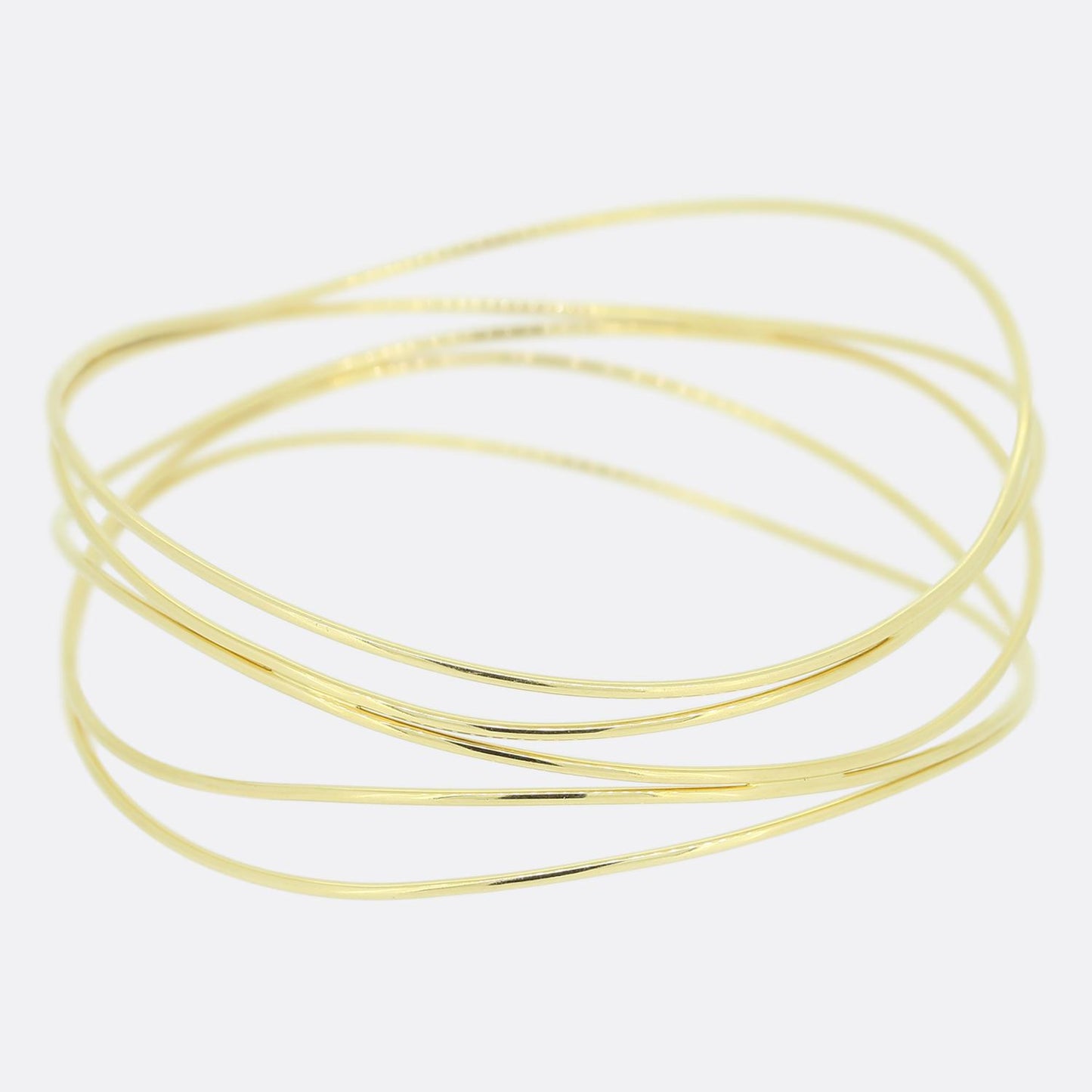 Tiffany & Co. Elsa Peretti Five Row Wave Bangle
