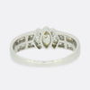 0.40 Carat Diamond Marquise Cluster Ring