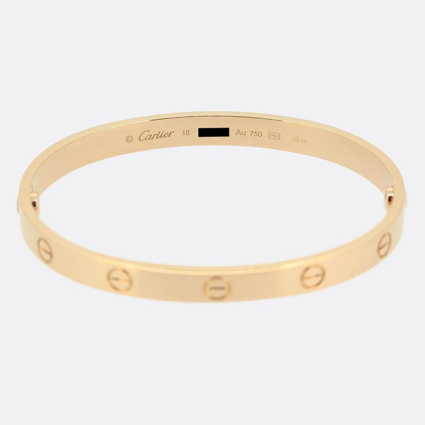 Cartier LOVE Bangle Size 18