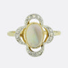 Antique French Opal and Diamond Ring