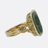 Victorian Bloodstone Intaglio Signet Ring