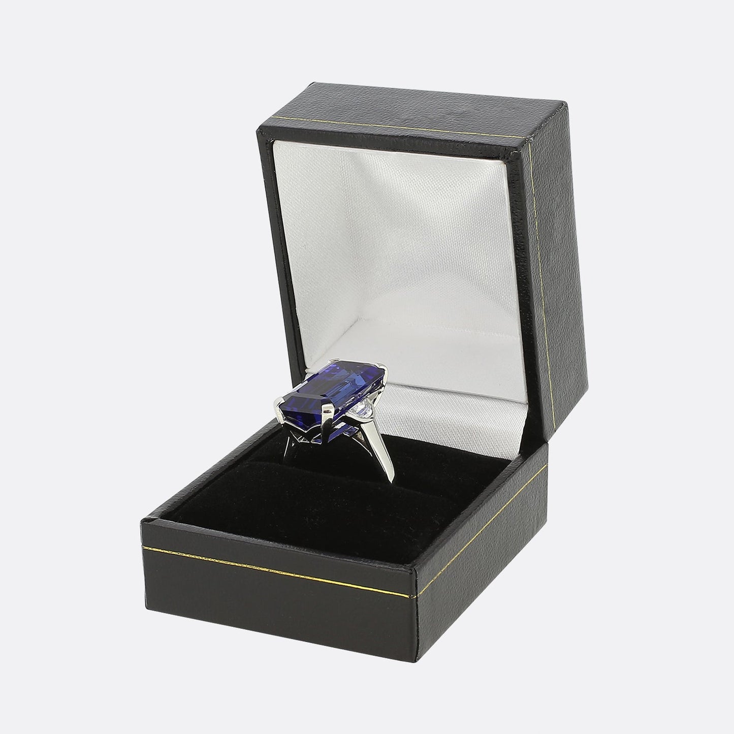 Boodles 15.02 Carat Tanzanite and Diamond Ring