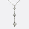 De Beers 0.35 Carat Diamond Pendant Necklace