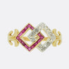 Art Deco Ruby and Diamond Ring