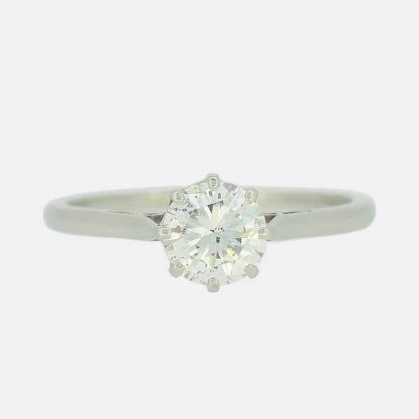 0.94 Carat Diamond Solitaire Engagement Ring