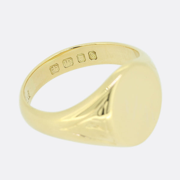 Vintage Oval Signet Ring