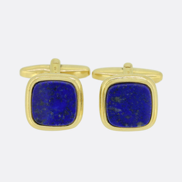 Vintage Lapis Lazuli Cufflinks