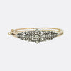 Victorian 1.20 Carat Diamond Hinge Bangle