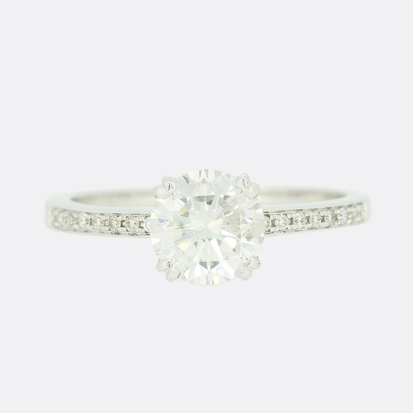 1.21 Carat Diamond Solitaire Engagement Ring