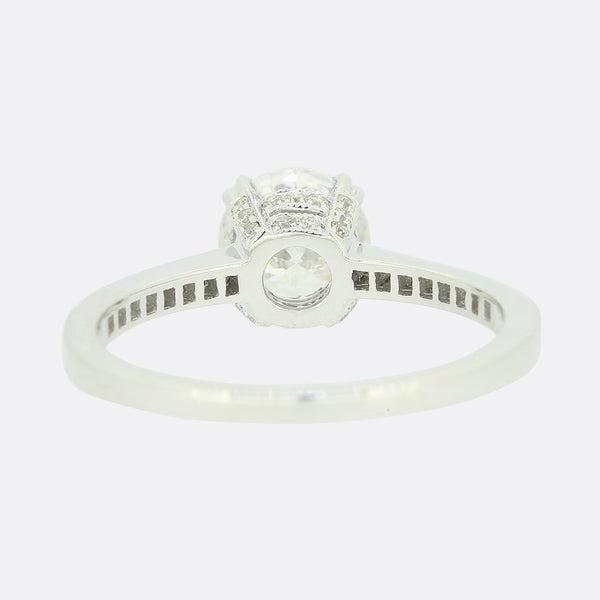 1.21 Carat Diamond Solitaire Engagement Ring