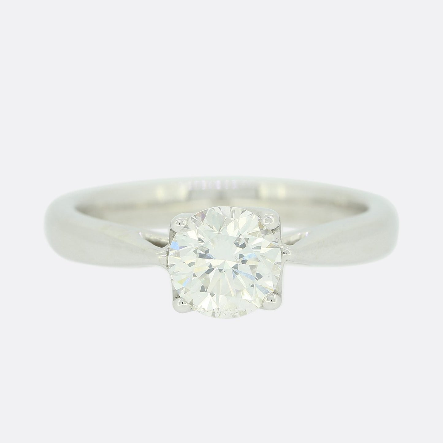 0.71 Carat Diamond Solitaire Engagement Ring