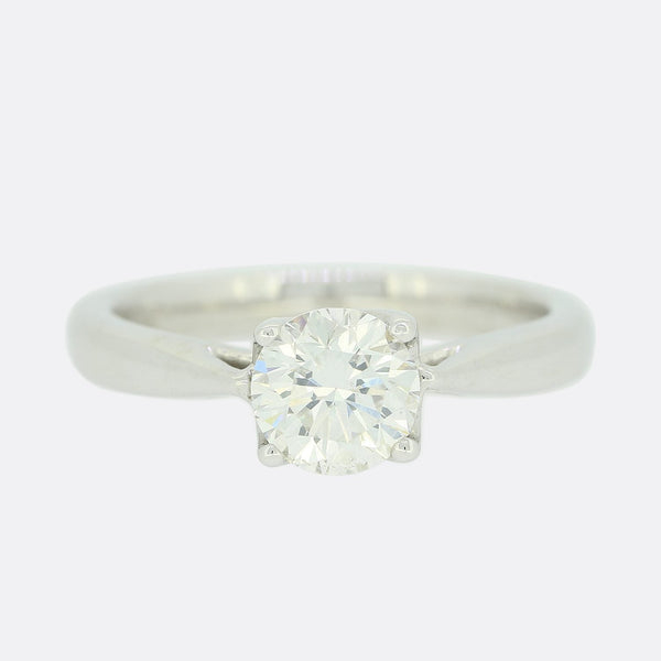 0.71 Carat Diamond Solitaire Engagement Ring