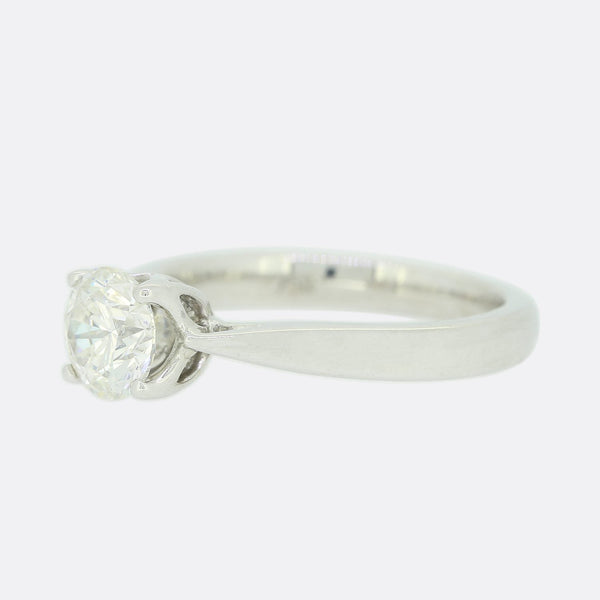 0.71 Carat Diamond Solitaire Engagement Ring
