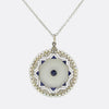 Edwardian Natural Pearl, Sapphire and Diamond Necklace