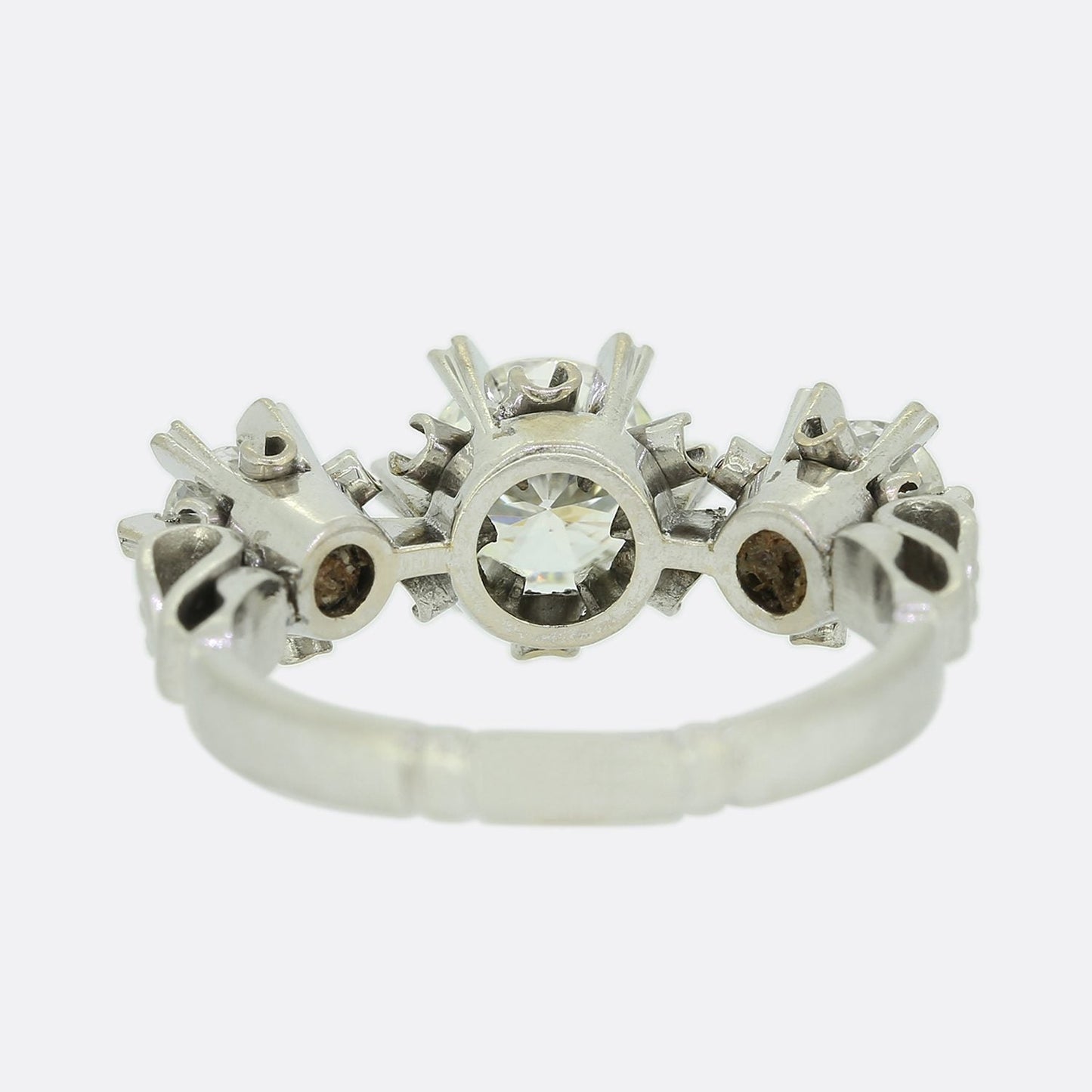 1.05 Carat Diamond Three Stone Engagement Ring