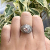 Art Deco 2.00 Carat Diamond Bombe Ring