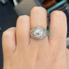 Art Deco 2.00 Carat Diamond Bombe Ring