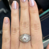 Art Deco 2.00 Carat Diamond Bombe Ring
